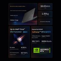 Vente en gros pour ordinateur portable de jeu MSI Stealth 16 AI+ 2026 Intel Core Ultra 9 RTX 5070Ti 32 Go 1 To 2.5K 240 Hz OLED Ultra Mince AI PC