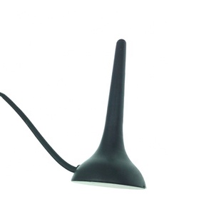 Antena de Cable GSM GPS LMR100 Personalizada de Fábrica con Conector en Ángulo Recto y Mini Antena Magnética CRC-9 Macho 2G/3G - Product Image 1