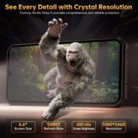 Tout nouveau téléphone robuste WP55 Pro 6,6 pouces FHD+ 120Hz 16 Go 512 Go 32MP+108MP 11000 mAh 33W 5G résistant à l'eau GSM antichoc pour le jeu