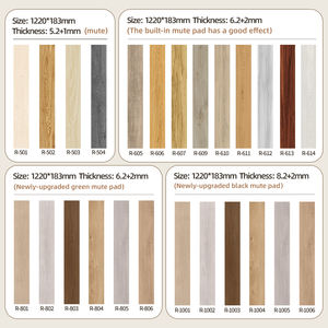 Faux Béton SPC Plancher Gris Clair 5mm <span class=keywords><strong>Ciment</strong></span> Pierre Polymère Composite SPC Tuile - Product Image 3