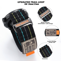 Enjoy Pretty Nylon Band para Samsung Galaxy Watch 7 6 5 4 40mm 44mm Classic/Active/Gear S3 Frontier 20mm 22mm Sport Loop Strap