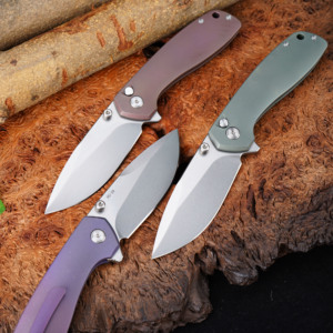 Dao gấp GT-T0072-1 2026, lưỡi dao VG-10, hợp kim titan mới, xử lý bằng phương pháp đá hóa, có vòng bi gốm - Product Image 4