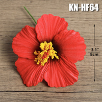 Mahkota Bunga Hibiscus Hawaii Buatan dari Busa dengan Cetakan, untuk Dekorasi Pernikahan