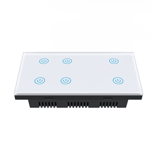 13A US/UK Standard zigbee Tuya Wall Touch Switch 6 Gang <span class=keywords><strong>Smart</strong></span> <span class=keywords><strong>APP</strong></span> controllata da Alexa Google Home - Product Image 1