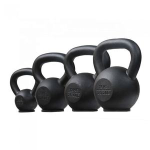 Ensemble de kettlebells réglables en fonte revêtue de vinyle durable VIGFIT, 32 kg, pour la compétition de musculation - Product Image 1