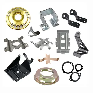Electrical Custom Stainless Steel Brass Metal Sheet Bending Piece Stamping Contact Exhaust