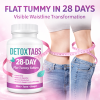 Comprimés Teatox 28 jours Comprimés pour un ventre plat OEM Herbes détoxifiantes Comprimés Fit Comprimés naturels minceur personnalisés pour le gros ventre