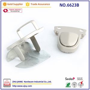 6623 하이 엔드 가죽 가방 장식 잠금 하드웨어 액세서리 턱 걸쇠 잠금 - Product Image 6