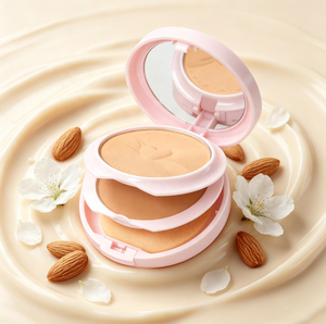 Multi-Use <strong>Mousse</strong> <strong>Foundation</strong> Pressed Powder Concealer Travel Size Matte Velvet Face Makeup - Product Image 1