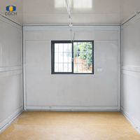 Maison conteneur pliable X, conception pliable pour économiser de l'espace, montage rapide, CE SGS, maison temporaire pour chantier et projets d'urgence