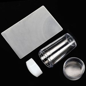 Outils de stamping pour ongles en silicone, ensemble de tampons pour <span class=keywords><strong>manucure</strong></span> française à une ou deux extrémités <span class=keywords><strong>avec</strong></span> capuchons, kit d'impression complet pour bricolage, directement de l'usine - Product Image 2