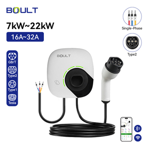 Portable EV Charger with 5m Cable 7kW 22KW 1/3-Phase Type2 Type1 GBT <strong>Interface</strong> 200-220V 16A 32A Input for New Energy Vehicles - Product Image 3