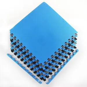 Ultimate Schaum-Spielmatten-Set ineinandergreifende bunte Schaum-Puzzle-Matten sichere langlebige Kinder-Bodenmatten 1-3 12×12 16 Fliesen ungiftig