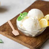 Cuillère jetable pour gâteau et glace, cuillère en bambou moderne, biodégradable et écologique