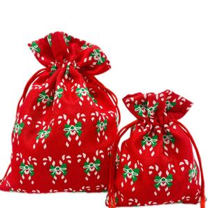 Various Drawstring <b>Fabric</b> <b>Gift</b> <b>Bags</b> for Christmas Party Decoration - Product Image 3