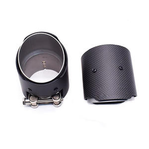 Tubo de silenciador de punta de <span class=keywords><strong>escape</strong></span> de fibra de carbono estilo AK para BMW M235i F82 <span class=keywords><strong>M3</strong></span> F80 M4 - Product Image 2