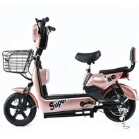 Vélo électrique de ville OEM ODM pas cher, scooter électrique 48V 350W, mini vélo électrique de ville pour les trajets de courte distance