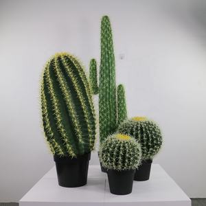 <span class=keywords><strong>Cactus</strong></span> <span class=keywords><strong>Artificial</strong></span> <span class=keywords><strong>Gigante</strong></span>, Escultura de Bola de <span class=keywords><strong>Cactus</strong></span> Ovalada Extra Grande para una Declaración Impresionante con Temática del Desierto en el Hogar o la Oficina - Product Image 3