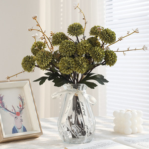 Bouquet de chrysanthèmes artificiels en soie, haute simulation, pour mariage et décoration intérieure, style classique, réutilisable - Product Image 3