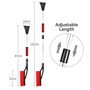 Zware Auto Voorruit Sneeuw Borstel Duurzame Winter Multifunctionele Sonw Borstel Met Ijs Schraper