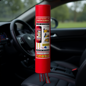 Couverture anti-feu Ttake 0,9x0,9 m pour l'extinction d'incendies, utilisation automobile - Product Image 3