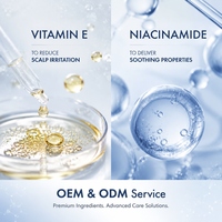 Shampoo fortifiant OEM/ODM avec niacinamide et vitamine E, shampooing volumisant et fortifiant pour réduire les frisottis et la casse des cheveux, 400 ml