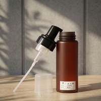 Mousseur lavage à la main PET plastique emballage cosmétique emballage de soins de la peau du visage bouteille en mousse plastique