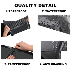 Bolsa de correo reutilizable biodegradable con logotipo personalizado, bolsa reciclable compostable para ropa o <span class=keywords><strong>embalaje</strong></span> exprés - Product Image 2