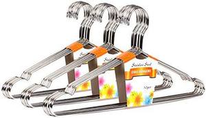 Cintres en acier inoxydable, accessoires lourds, fil de métal, cintres pour vêtements - Product Image 4