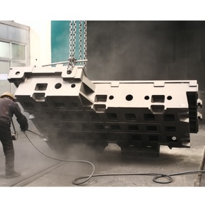 Tùy chỉnh màu Xám Gang/Dễ uốn đúc giàn <span class=keywords><strong>CNC</strong></span> phay máy công cụ cơ sở - Product Image 4