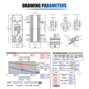 Aidear Échangeur de chaleur à plaques brasées 304/316 en acier inoxydable personnalisé pour le chauffage de <span class=keywords><strong>piscine</strong></span> Solution <span class=keywords><strong>thermique</strong></span> à haut rendement - Product Image 3