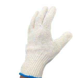 Shuoya barato mejor venta jardín blanco algodón tejido trabajo proteger la construcción guantes de trabajo - Product Image 5