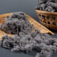 Rembourrage Super Doux Personnalisé, Résistant à la Chaleur, Recyclable, Ignifuge, Hydrophile, Gris Uni