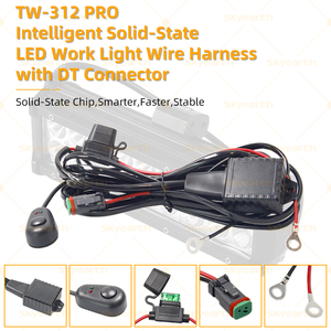 Nouveau Relais Universel avec Prise 40A 12V 4 Broches 2 Lumières, Faisceau de Câblage pour Barre Lumineuse LED Automobile - Product Image 3