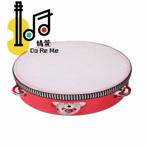 Percussioni nuovo design strumenti a percussione tamburello tamburello palmare tamburello giocattoli noise maker mano tamburo per bambini - Product Image 2