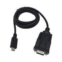 Cable Serial USB a DB9 RS232 Hembra de 9 Pines para Uso en Computadoras Industriales Electrónicas y Electrodomésticos, Aislamiento de PVC UL1571