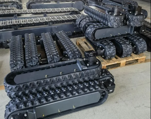 Véhicule-citerne en caoutchouc 2t Châssis de chenille en caoutchouc Kits de chenilles en caoutchouc Châssis à chenilles 50kg Kit de voiture RC électrique bricolage - Product Image 2