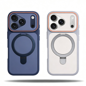 Fundas Magnéticas Mate para Teléfono Móvil, para iPhone 17 12 13 14 15 16 Pro Max 17 Air, con Anillo Metálico y Soporte Protector, Gran Venta - Product Image 2