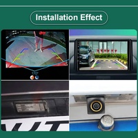 AHD 1080P 170 °   Caméra de recul pour voiture avec objectif fisheye pour Renault Fluence 2013 2014 2015 Clio 4 Megane 3 Captur