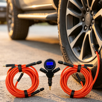 MAISOON Off-Road Digital Tire Inflator Hose High Precision Charge Discharge Pressure Gauge MS-TB01A Model 1-Year Warranty for