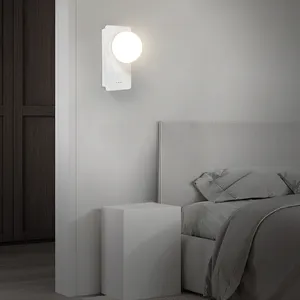 Nieuwe Stijl 4000Mah Slaapkamer Usb Oplaadbare Lamp Bed Moderne Led Lamp Tafel Draadloze Wandlamp