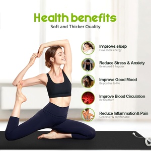 Jinke ISO13485 Leitfähig keit Carbon Gummi platte für Erdung Erdung sbett matte Ansi-statische Fuß therapie Pad Yoga Mat - Product Image 5