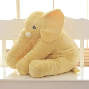 Fabrika Outlet büyük fil sarılma peluş oyuncak 24 inç dolması hayvan çocuklar için 2 ila 13 yaşında doğum günü hediyesi