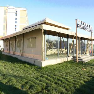 เต้นท์แบบซาฟารีสำหรับโรงแรมเต้นท์แบบหรูหราเต็นท์สำหรับกลางแจ้งแบบ4ฤดูกันน้ำได้ - Product Image 4