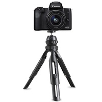 Smartphone Mini Portable Selfie Stick Caméra Vidéo Photo Support de Bureau Trépied Live Stream Lumière LED Support de Microphone