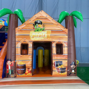 Thú vị trẻ em Inflatable Bouncer & trượt nước vui vẻ & giải trí nhảy lâu đài với cuộc phiêu lưu giống như nhà bị trả lại - Product Image 4