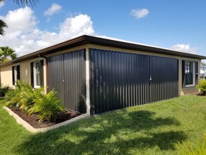 Obturateur d'ouragan en aluminium Stores <span class=keywords><strong>accordéon</strong></span> Volet roulant d'extérieur Volet robuste pour Typhoon - Product Image 5