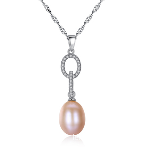 Collar de Perlas Naturales de Agua Dulce en Plata S925, Estilo Instagram, Joyería de Moda para Mujer, Superventas - Product Image 1