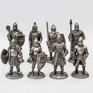 Fabricante antiguo hecho a medida Metal 3D Zin miniatura soldado ActionMetal soldado estatuilla escultura