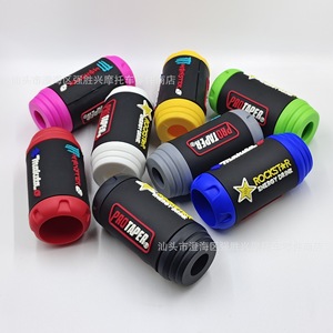 Poignée de guidon en caoutchouc anti-chute Pro Taper Rockstar Monster pour moto, protection de fourche avant, 22 mm - Product Image 1